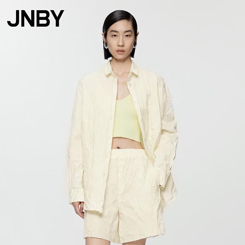 

JNBY Women s Loose Fit Lapel Long Sleeve Commuter Shirt XS
