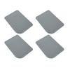 4Pcs Heat Resistant Straightener Pad Silicone Heat Resistant Mat Heat Mat for Curling Iron Straightener Flat Iron