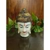 Lord Gautam Buddha Staty för Vardagsrum Gyllene Gautam Buddha Idol för Heminredning Hand Budh Sittande Idoler Prydnadsföremål Figur