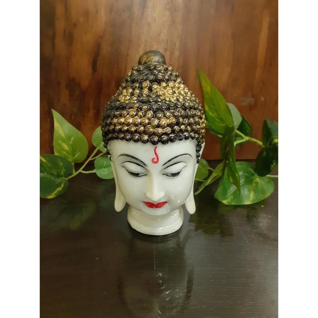 Lord Gautam Buddha Staty för Vardagsrum Gyllene Gautam Buddha Idol för Heminredning Hand Budh Sittande Idoler Prydnadsföremål Figur