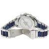 Salvatore Marra Men's Chronograph Watch SM23105-SSWHBL White/Blue Silver