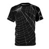 Spiderweb T-Shirt Gothic Emo T-Shirt Punk Halloween Spiderweb Black T-shirt