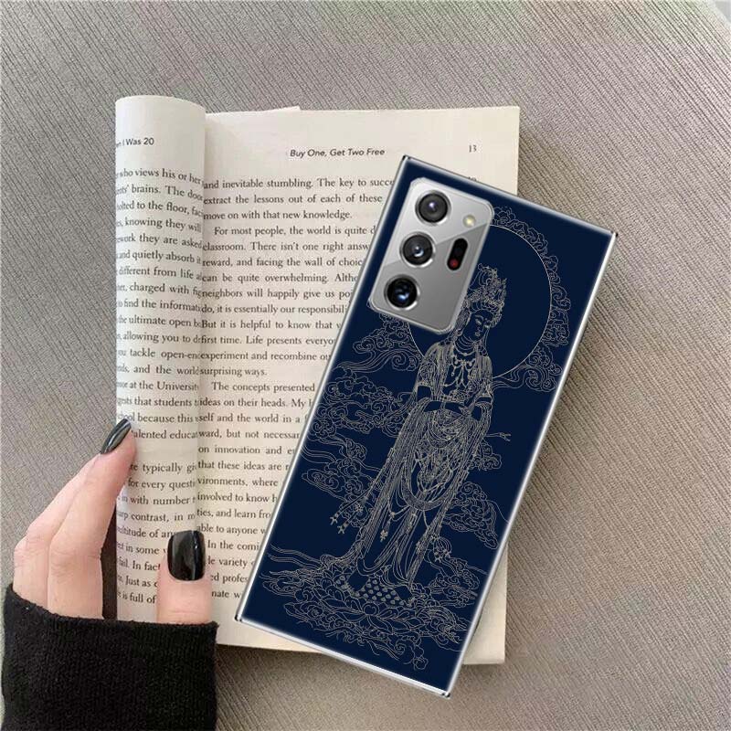 Buddha's return and Buddha lotus Phone Case For Samsung S24 S23 FE S22 S25 Ultra S21 Plus Galaxy S20 FE S25 Edge Cover Capa Soft
