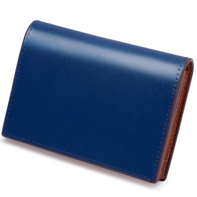 Visitkort Tochigi Äkta Visitkort Stor 50 Enkel Herrhållare, Läder, Läder, Fodral, Magnetisk, Kapacitet, Kort, Unisex, (Blå/Brun)