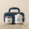 Creative new personal teacup, household tea separation office cup, Chinese style with lid, one person drinking tea cup