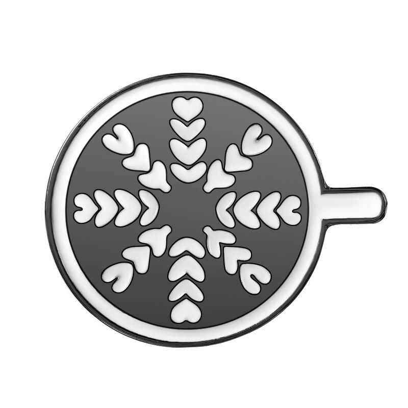 Coffee Maker Enamel Brooch Coffee Bean Grinder Coffee Kettle Cup Bag Barista Badge Punk Lapel Coffee Collection Pin Jewelry Gift