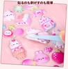 Squishy Butt Stickers 3D Character Stickers with Texture and Squishy Perfect for Sticker DIY and [2-Pack] Cute, - Marshmallow-like - Soft, Chewy, -