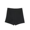 Women's Black High-Waist Slimming Suit Shorts - 2025 Summer Korean Style