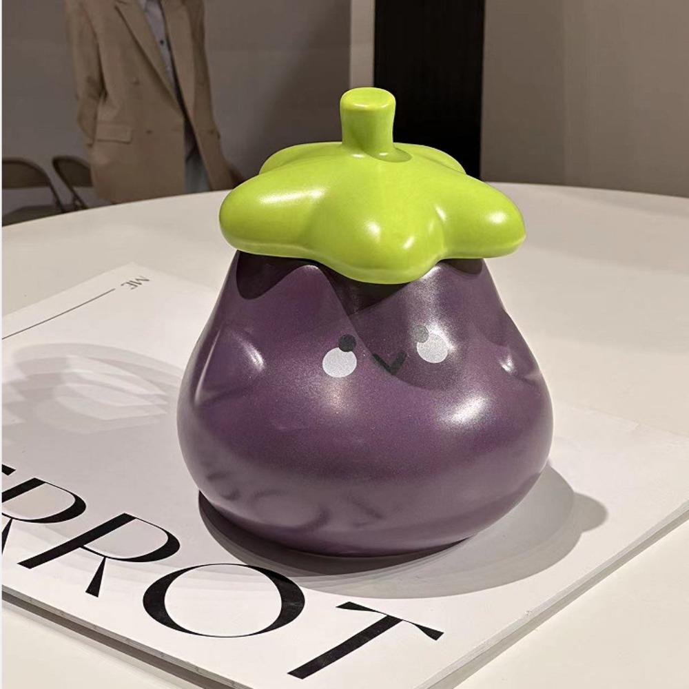 Eggplant mug ceramic mug girl birthday gift Valentine s Day girlfriend 201-300ml