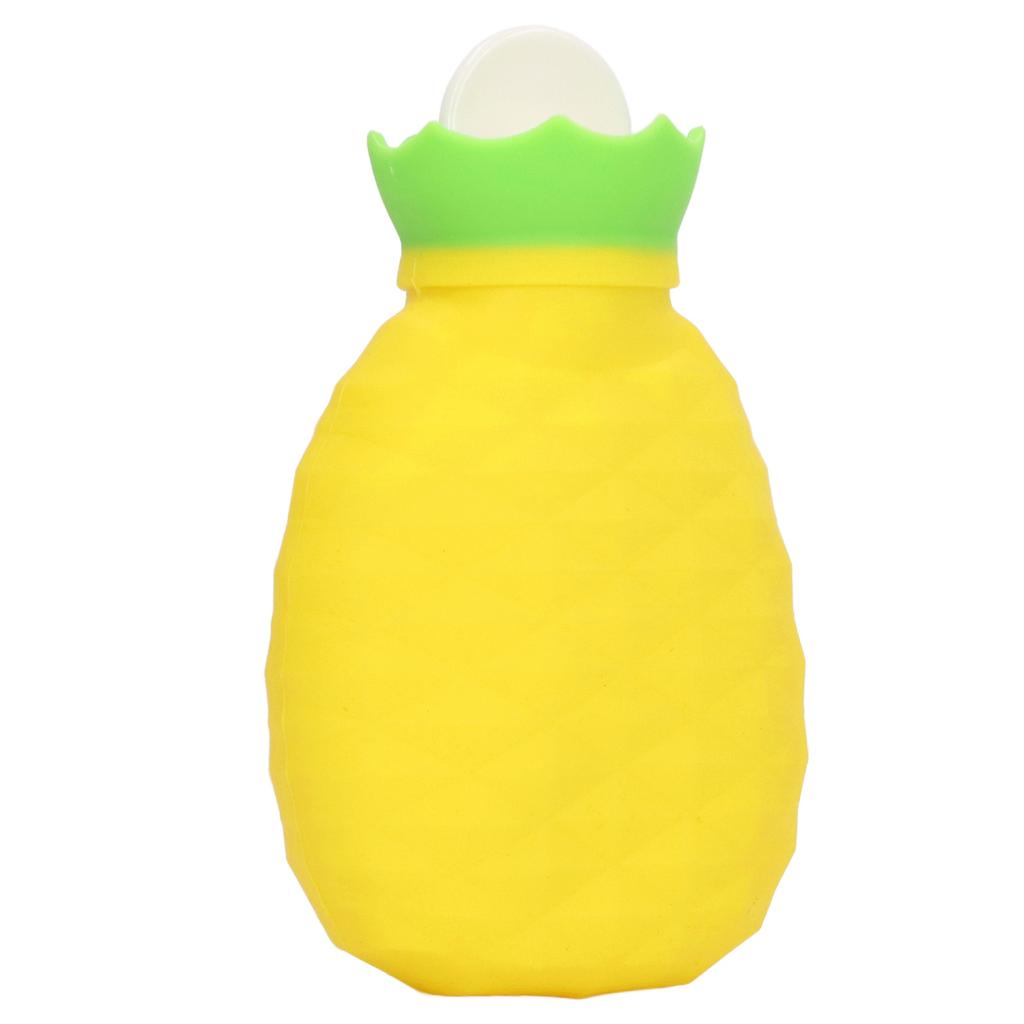 Hot Water Pouch Pineapple Shaped Silicone Explosion Proof Heat Preservation Hot Water Bag