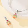 Original S925 Silver Plated Autumn Maple Leaf Pumpkin Camera Charm Beads Fit DIY Bracelet Fine Birthday Jewelry Gifts