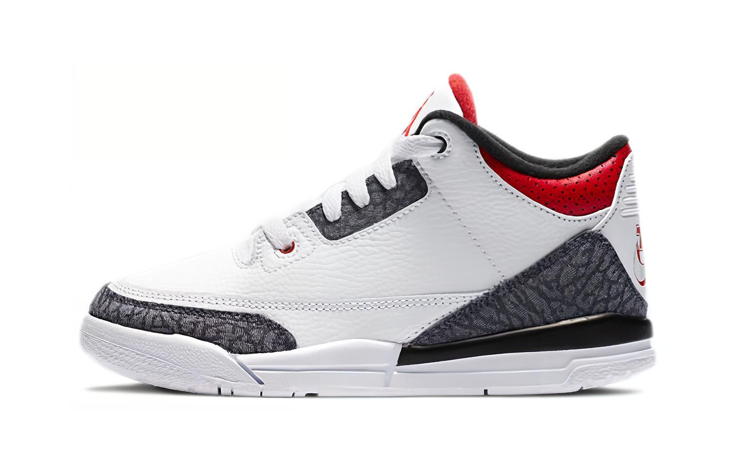 Jordan 3 Retro SE-T Fire Red Denim PS DB4168-100 35