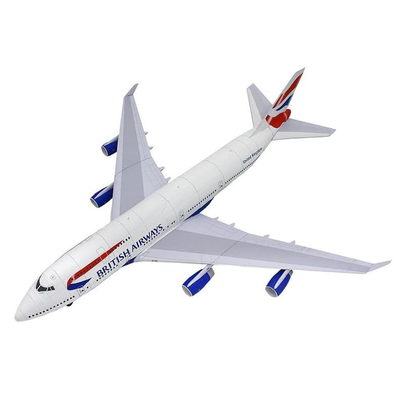 

3D assembly model paper craft plane (British Airways boeing 747-400 1/144 scale)
