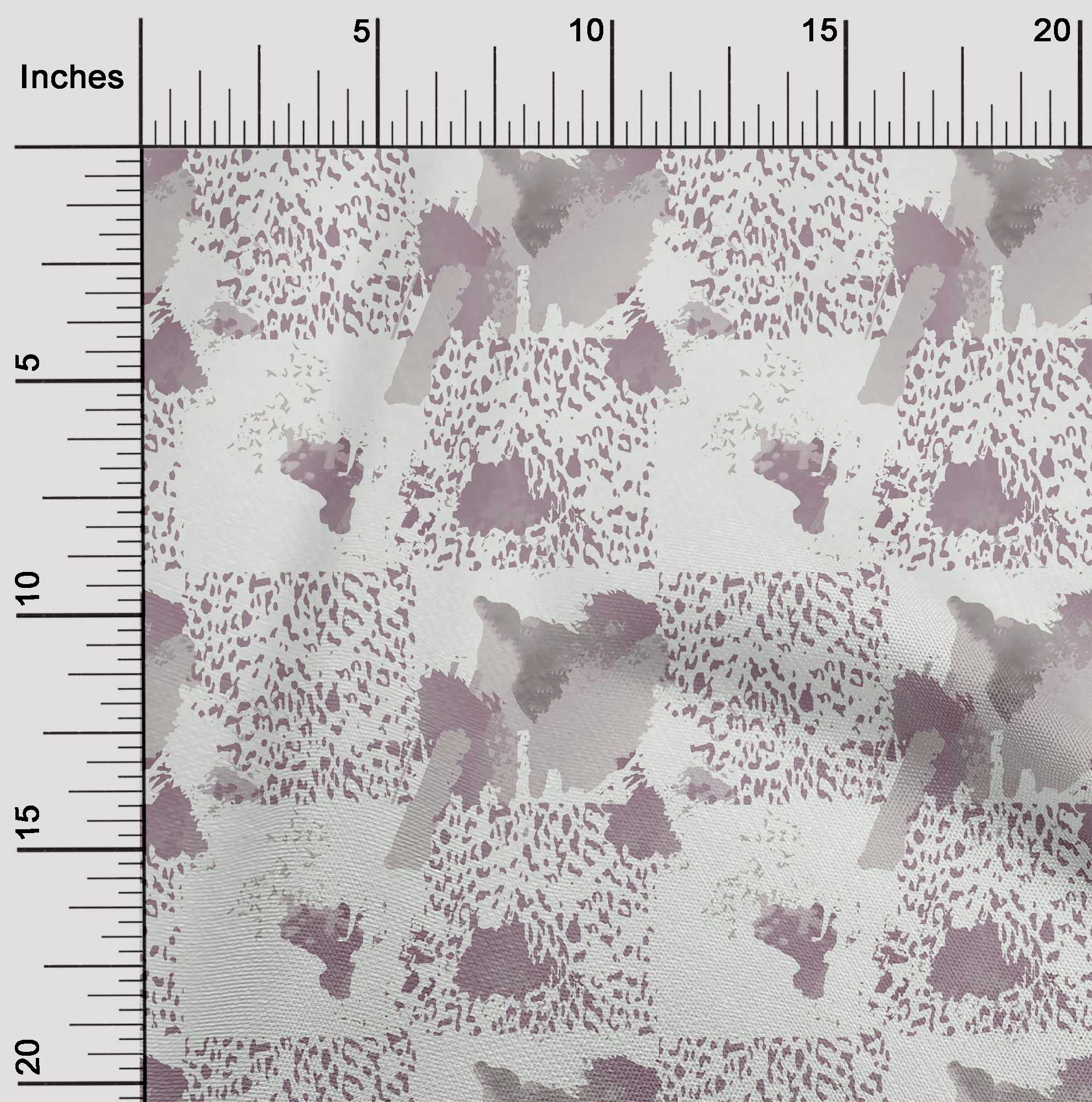 

oneOone Cotton Flex Синювато-фіолетова тканина Шкіра та текстура леопарда Акварель Ремісничі проекти Декоративна тканина з принтом у дворі 40 дюймів 42 Inch Wide - Viscose Chiffon коричневий