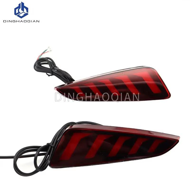 Car Flashing Multi-function Reflector Lamp For Toyota C-HR CHR 2016 - 2020 Rear Fog Lamp Light Rear Running Light Brake Light