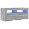 Moderne Minimalistische TV-Bank Mit LED-Lichtern, Ecksideboard, Stauraum Schrank, 90x35x40 Cm