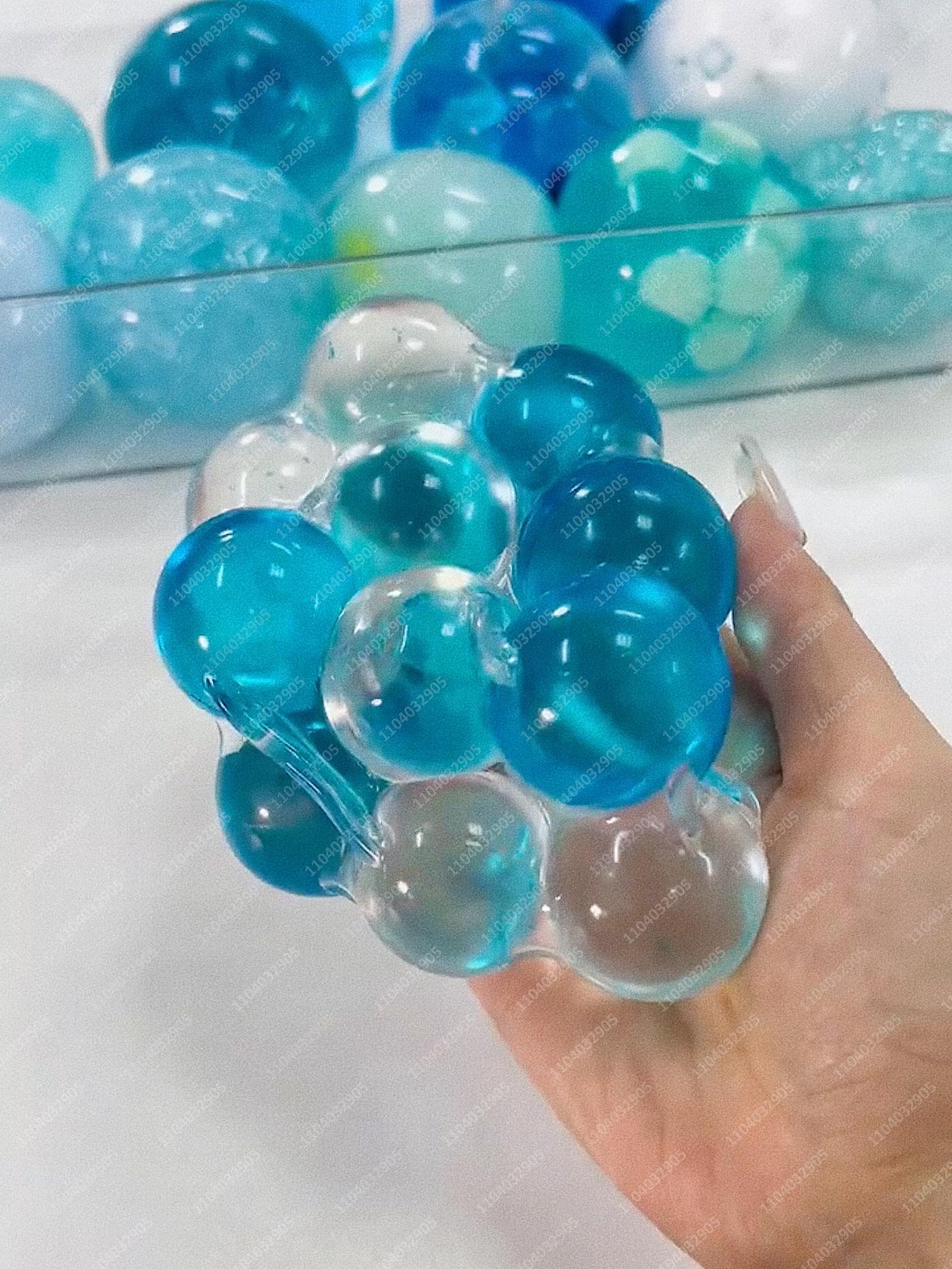 Ocean Blue Slushie Stress Ball Bottle