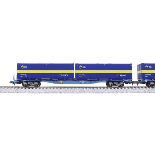 KATO N Gauge Koki 102 + 103 Kangaroo Liner SS60 8-Car Set, Model Railroad Freight Cars, 10-1871