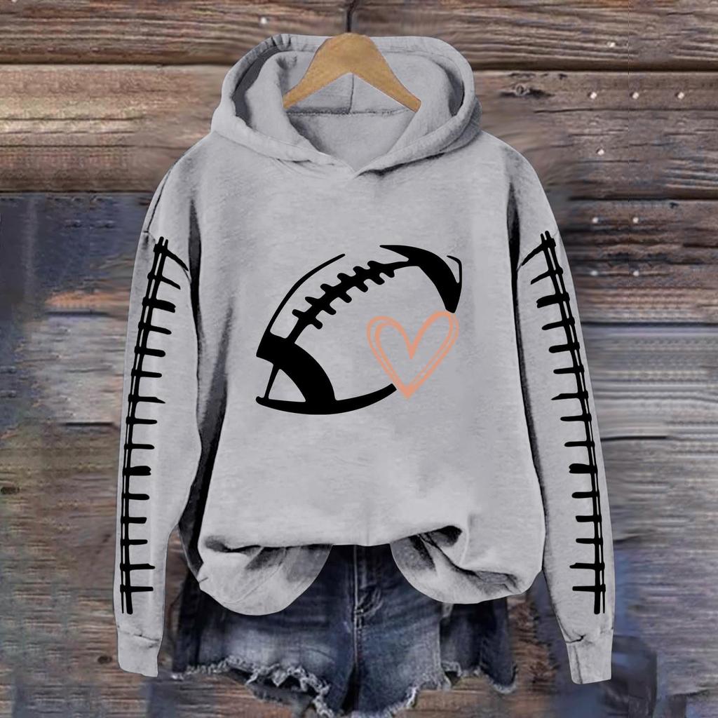 Women's fashion printed hooded sweater