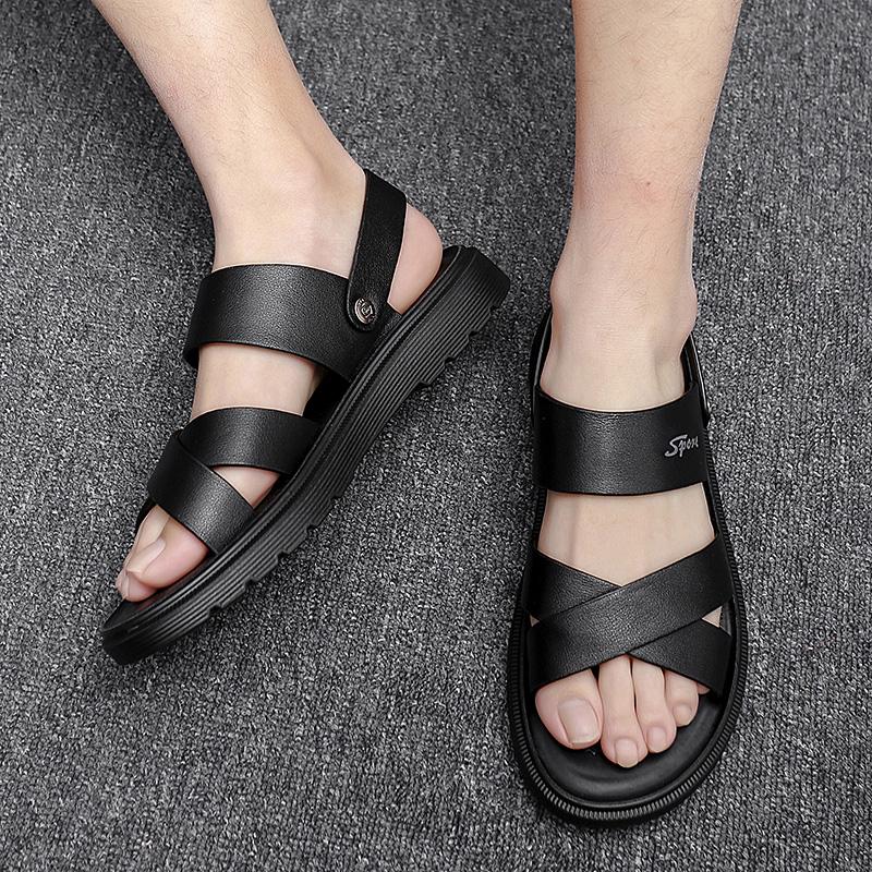 Fashion Men Sandals Outdoor Fashion Leisure Breathable Summer Shoes Classic Male Soft Sandals Sneakers Fashion Men Beach Footwear
