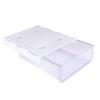 Abs Plastic Drawer Organizer With Sticky Mount For Office And Bedroom Storage