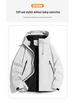 Unisex Color Block Windproof Jacket for Outdoor Sports and Mountaineering