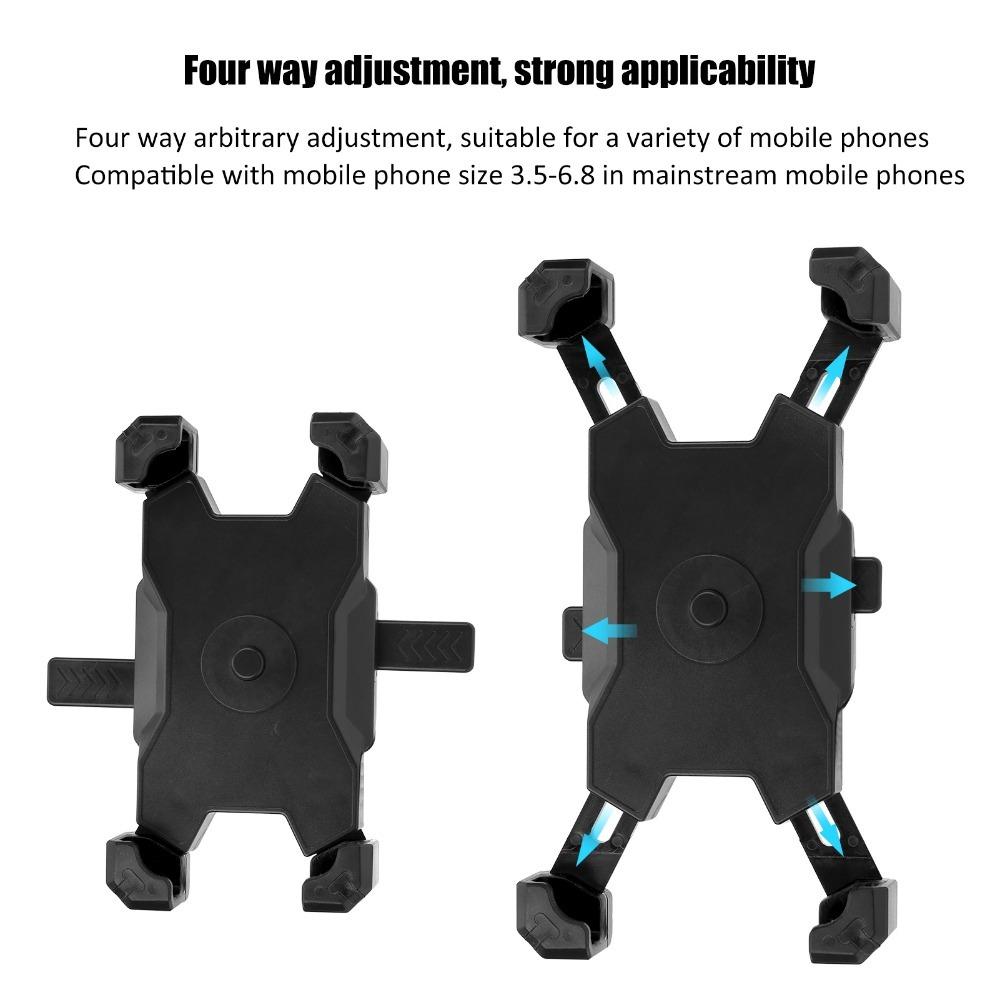 One Key Lock E-bike Phone Mount Fits 3.5-6.8 Inches Cycling Navigation Bracket Bike Handlebar