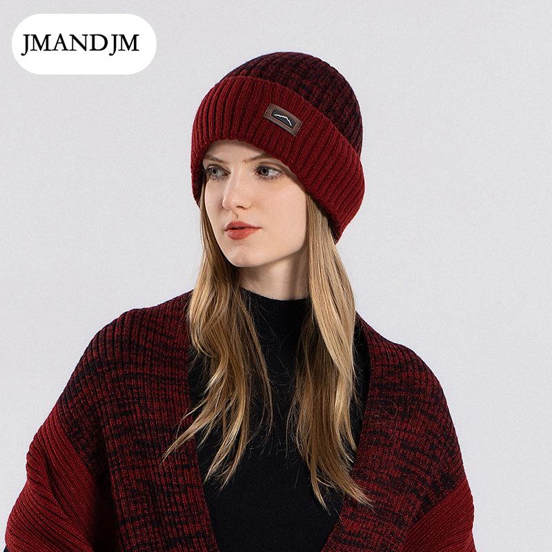 Hat Gloves Scarf Three-piece Men's Winter Outdoor Fleece Warm Ear Protection Knitted Wool Hat Women's