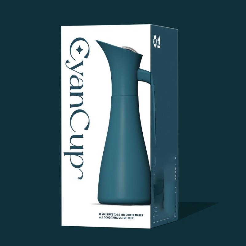 Modern Bird-Shaped Coffee Thermos Flask,304 Stainless Steel Double-Wall Vacuum Insulation,1000ml Chic Water Bottle for Home/Office,Artistic,Functional