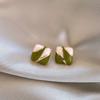 Trendy Contrast Color Ear Studs Women Square Earrings Korean Style Earrings Girl Stud Earrings