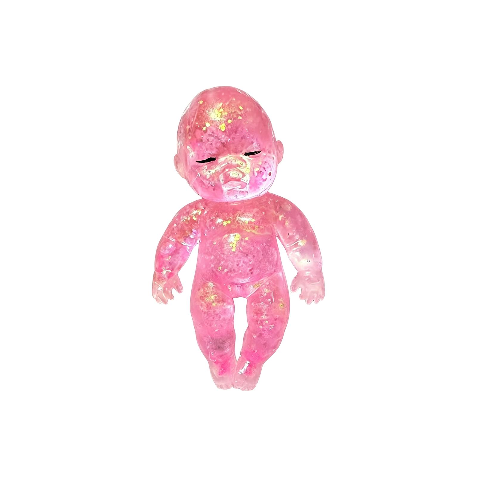 

14cm Stress Relief Doll Toy Reboundable Maltose Filling Decompression Squeeze Doll for Office Home School Play One Size