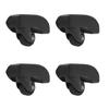 4Pcs Practical Luggage Wheel Replacements 360 Degree Swivel Wheel Travel Suitcase Wheel Repair Accesories