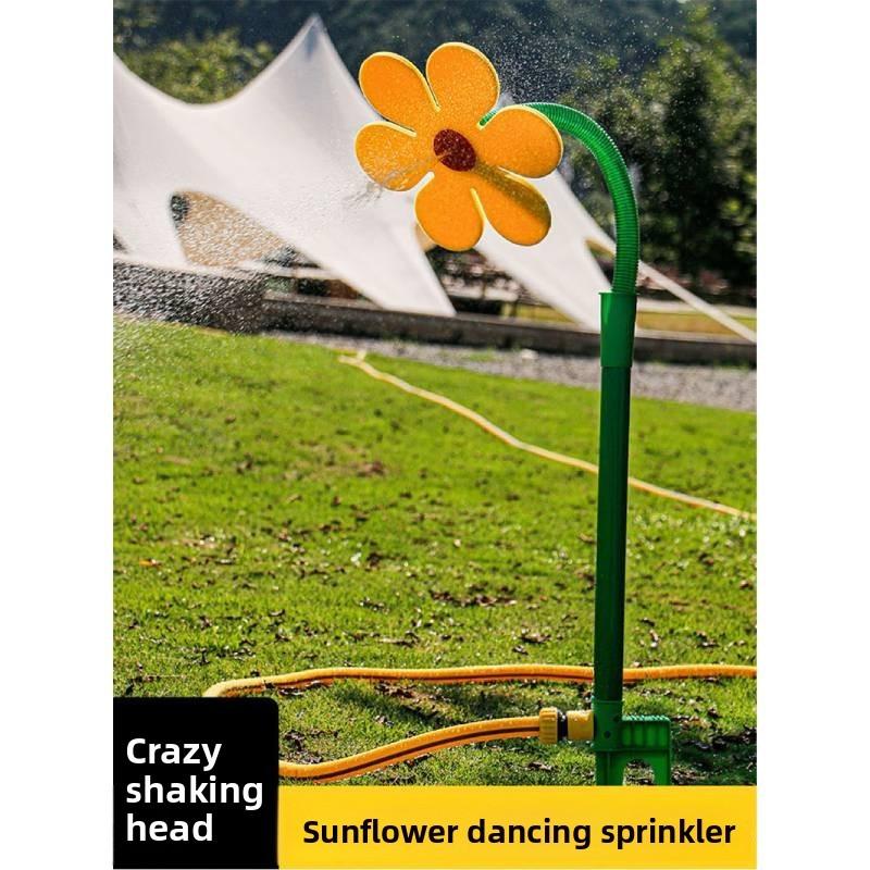 Daisy Sprinkler Head With Rotating Nozzle For Garden Watering And Childrens Play