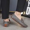 Men's Casual Leather Shoes Lightweight Loafers Moccasins Slip on Classic Male Comfortable Driving Shoe