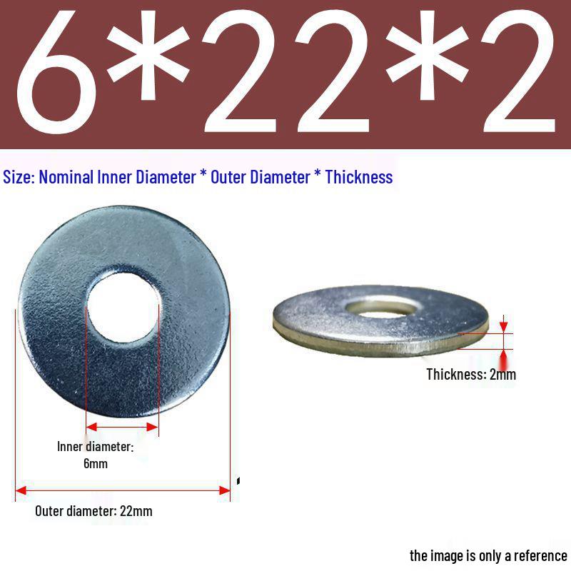 Galvanized Flat Metal Washer Spacer M3-M60