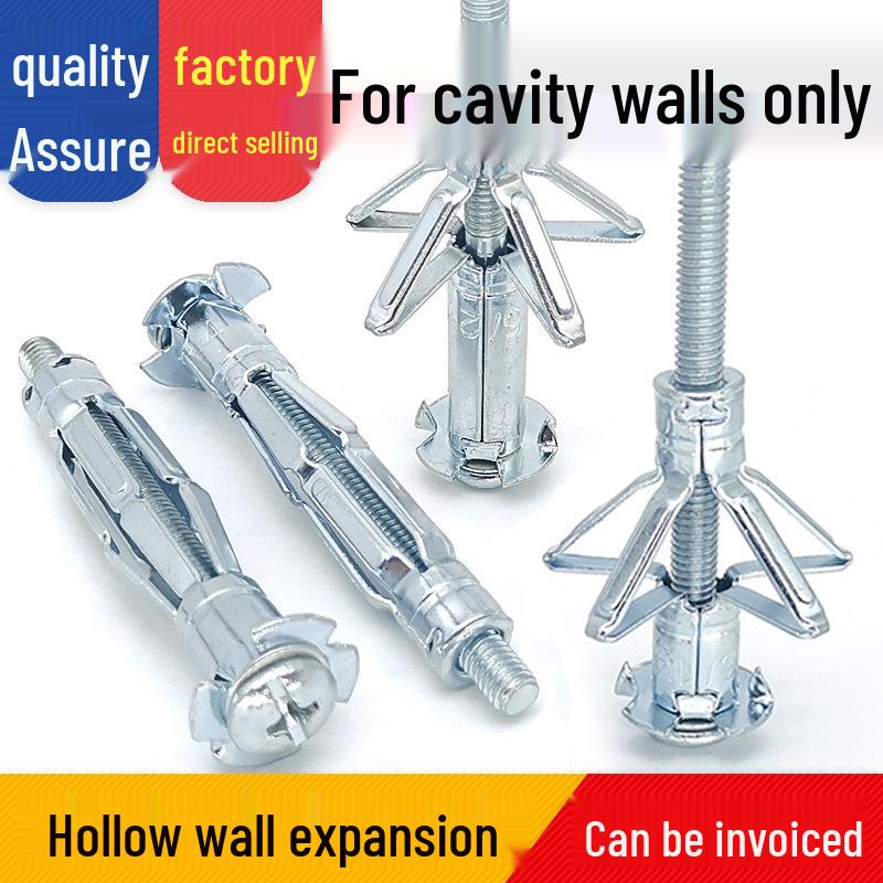 Tassello ad espansione per muro cavo per soffitto in cartongesso e supporto a muro per TV