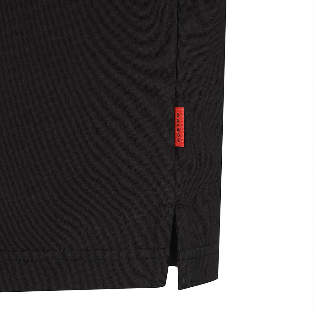MALBON GOLF Bucket Stitch Uni Round T-Shirt Black