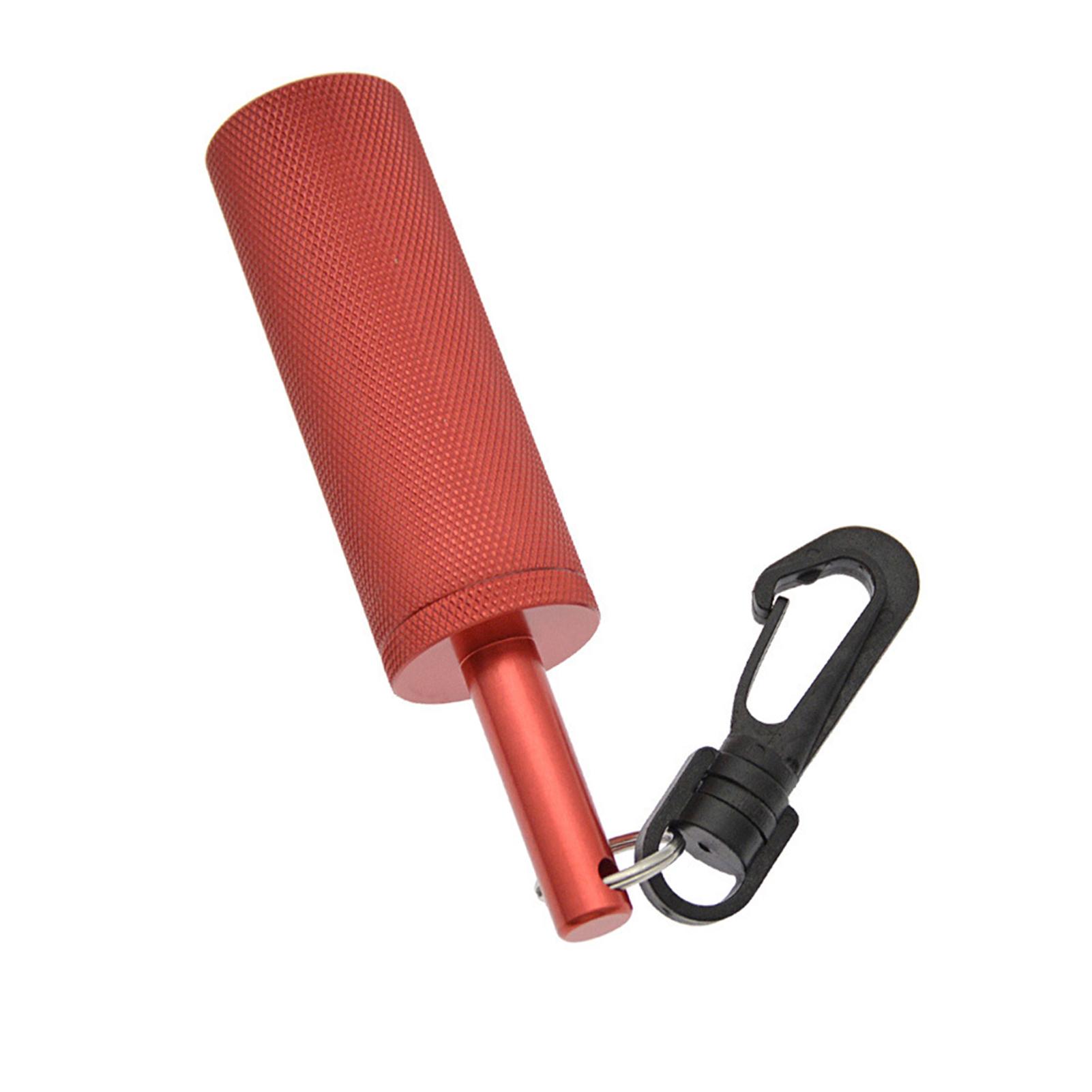 

Акваланг трещотка палка алюминиевый сплав подводный шейкер подводное устройство связи с зажимом красный