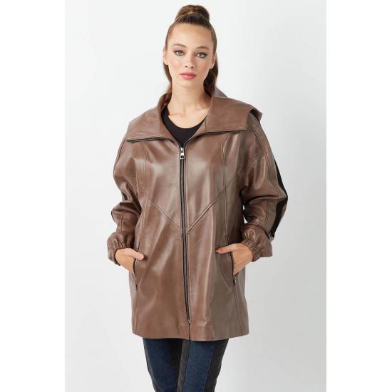 

Женские куртки Норковые женские пальто из натуральной кожи под старину Свободный крой