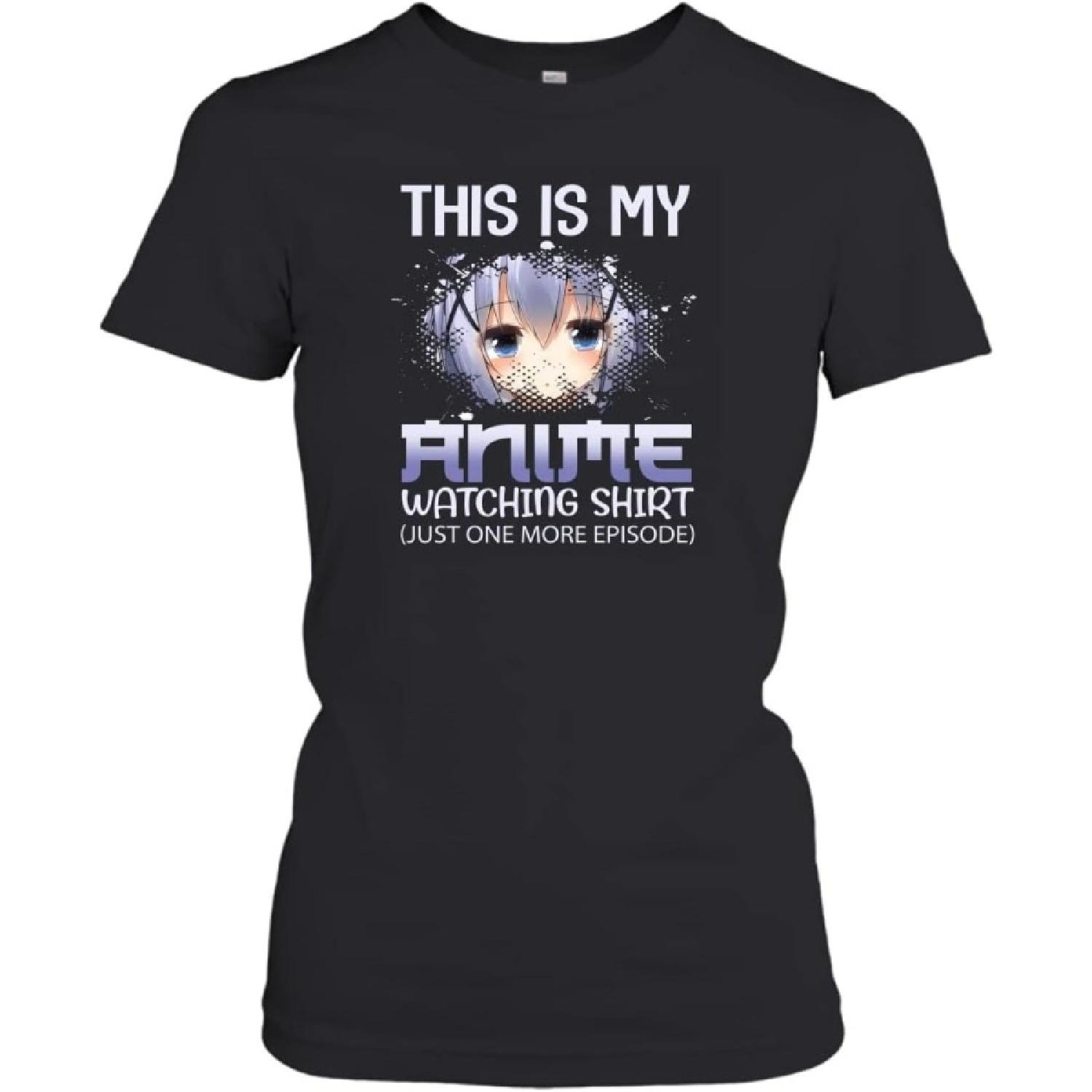 This is My Anime Watching Shirt Otaku Funny Anime Women s T-Shirt (Black;M) XXXXXL разноцветный