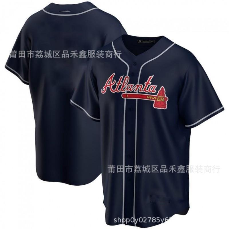 Atlanta Braves Baseball Jersey Custom Embroidered MLB Team Sport Shirt Men Women Fall Wear