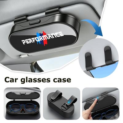 Car Sun Visor Glasses Holder Eyeglasses Storage Protective Case For E28 E32 E34 E53 F10 F20 F30 X1 X3 X5 X6 E90 E91
