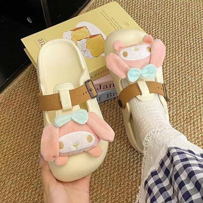 Yugui Dog Wears Bag Head Slippers In Early Autumn, Versatile, Soft, Trimmed Hook, Comfortable, Flat Bottom and Half Drag