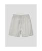 Cotton Twill Elastic Waist Shorts Ivory