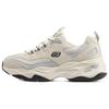 D'Lites 4.0 Women Natural Color Low Top Dad Shoes Leather Lace Up 896144-NTBK