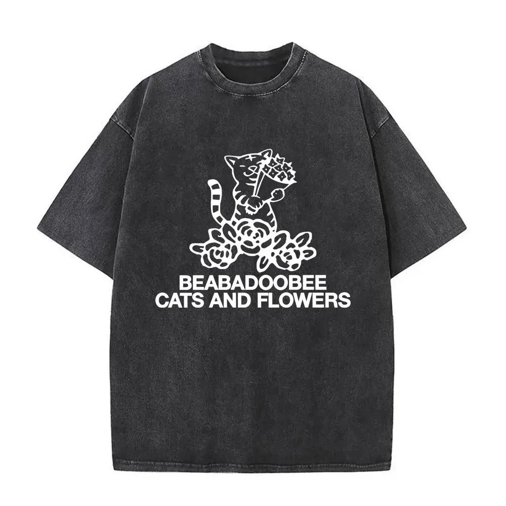Hot Sale Singer Beabadoobee Graphic Print TShirt Men Women Vintage Washed Cotton Streetwear Fashion Oversize Top Summer New Top