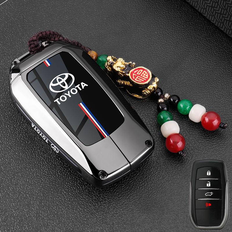 Toyota Key Cover for CHR, Hilux, Fortuner, Land Cruiser, Camry, Corolla, RAV4, Highlander