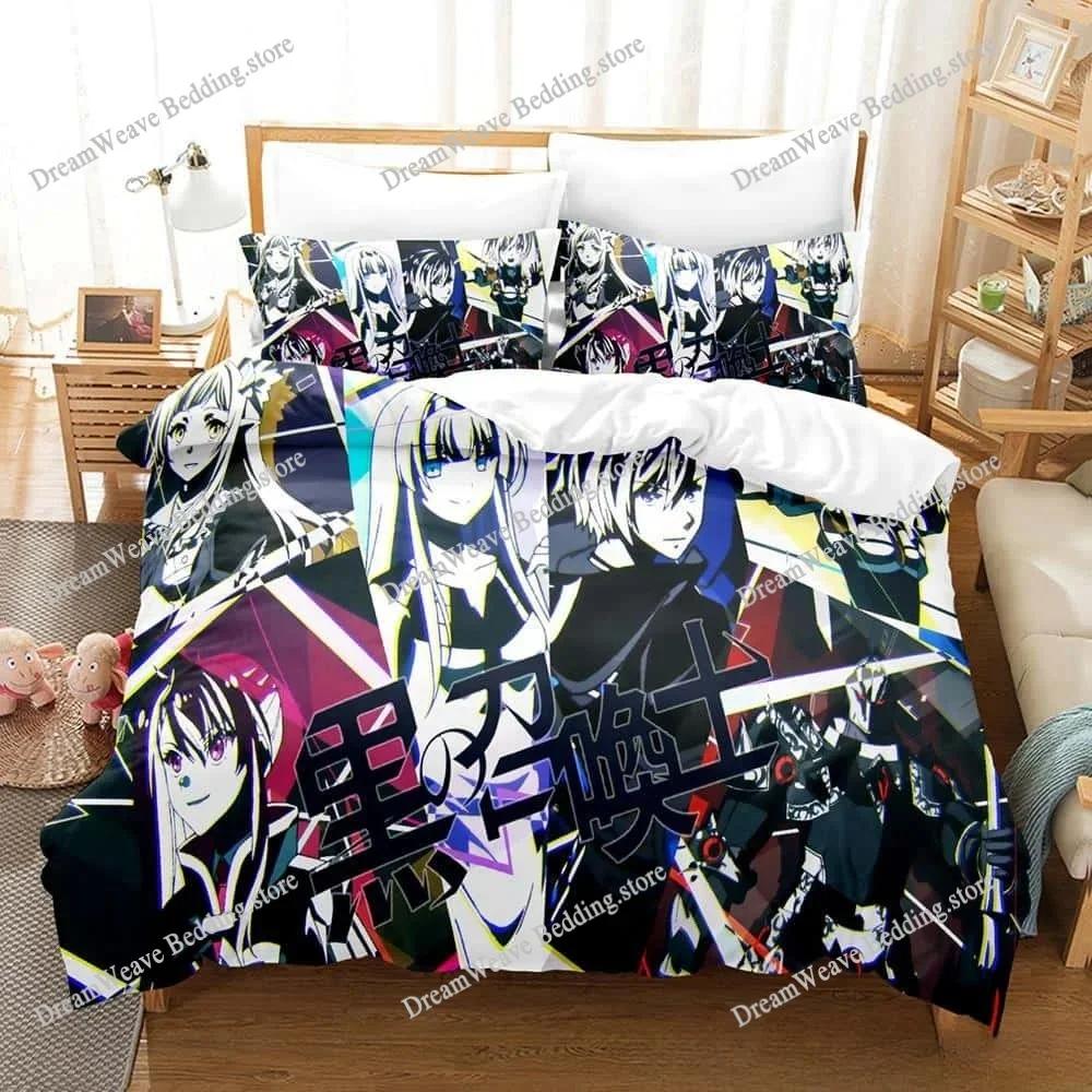 Fashion 3d Printed Anime Black Summoner Bedding Set Single Twin Full Queen King Size Bed Set Adult Kid Bedroom Duvet Cover Sets7