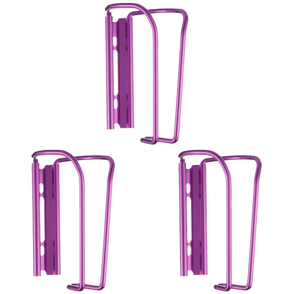 

5# Bicycle Bottle Holder Aluminum Alloy Bike Kettle Cage for Outdoor Sport (Purp
