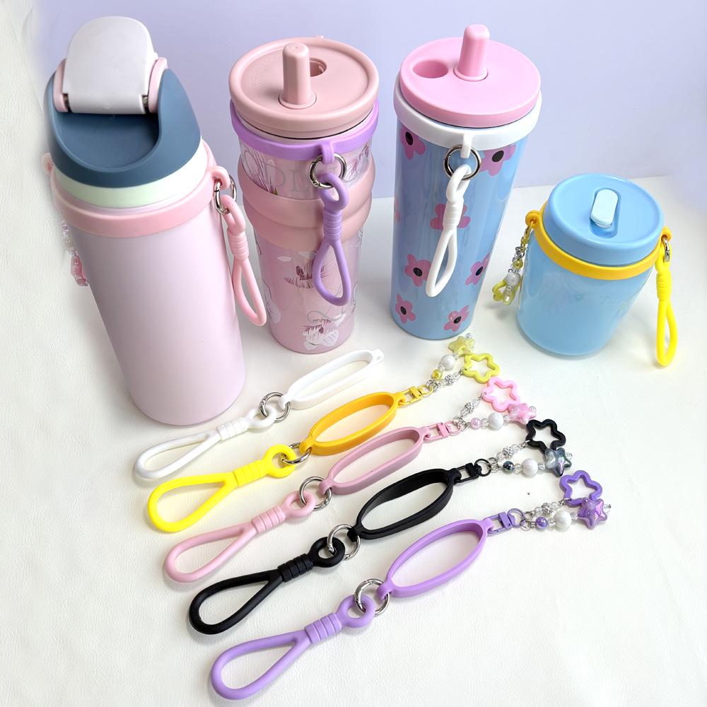 Wasserbecher-Griff & Lanyard für Tupperware Sipper: Anti-Verlust-Handseil für große Becher